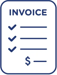 Icon3 Blue Invoice Icon